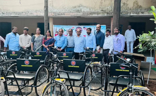 Telangana American Telugu Association Seva Days Held At Vikarabad - Sakshi