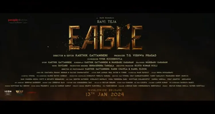 Raviteja EAGLE Movie Trailer Released