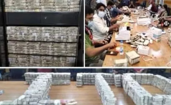 Rs 329 Crore Seized From Hidden Chambers Of Congress MP - Sakshi