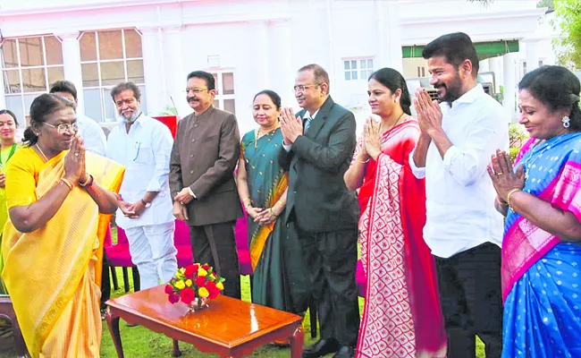 AT home Event In President House of Hyderabad: TS - Sakshi