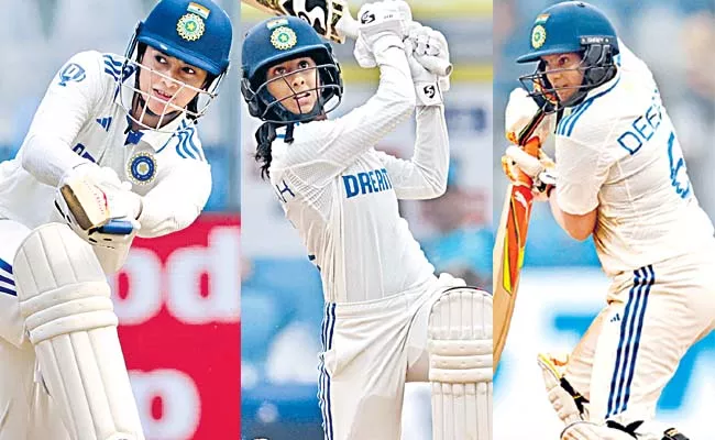 India lead by 157 runs - Sakshi