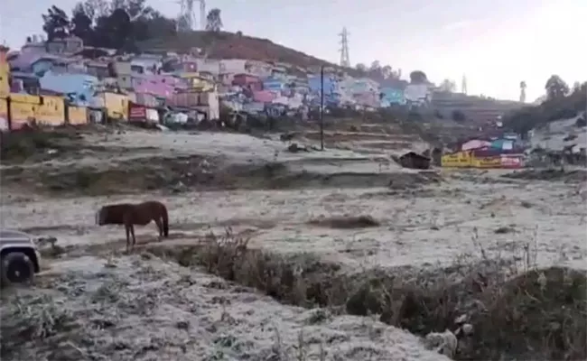 Snow Spread on The Ground in This State of Tamil Nadu - Sakshi