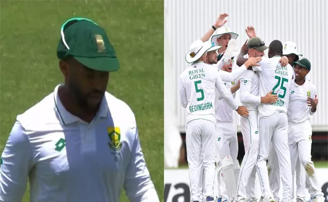 Hamstring strain rules Bavuma out of Cape Town Test, Elgar to lead - Sakshi