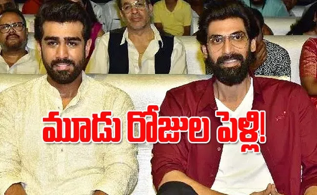 Daggubati Abhiram Destination Wedding Details Inside - Sakshi