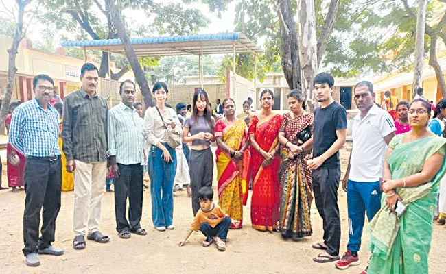 Japanese Praised Mid Day Meal Scheme In Ap - Sakshi