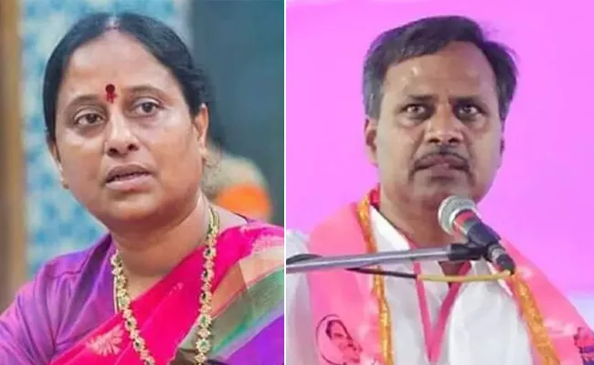 Argument Between Minister Konda Surekha Palla Rajeshwar Reddy - Sakshi