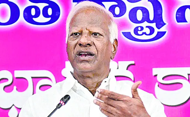 Kadiyam Srihari Counter To Congress Ministers On Medigadda Barrage - Sakshi