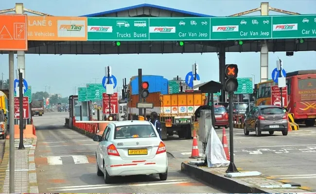 Extortion of toll tax on outer ring road hyderabad - Sakshi