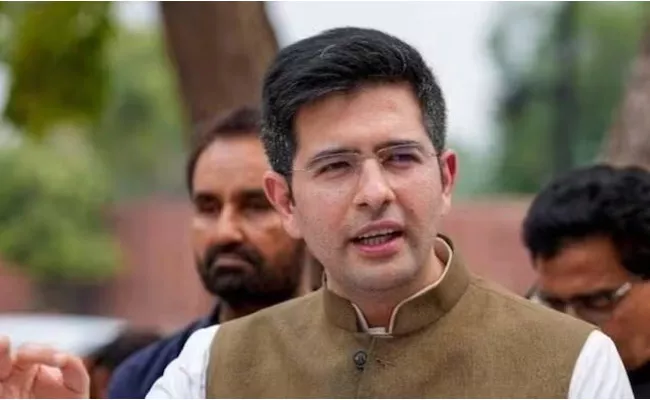 AAP MP Raghav Chadha Suspension Revoked By Rajya Sabha Chairman - Sakshi