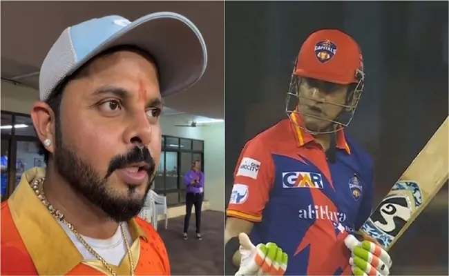 Heated Argument Between Gambhir And Sreesanth In LLC Match - Sakshi