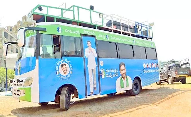 YSRCP Samajika Sadhikara Bus Yatra 7th December - Sakshi