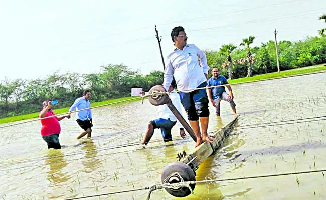 Power sector hit by cyclone Michong - Sakshi