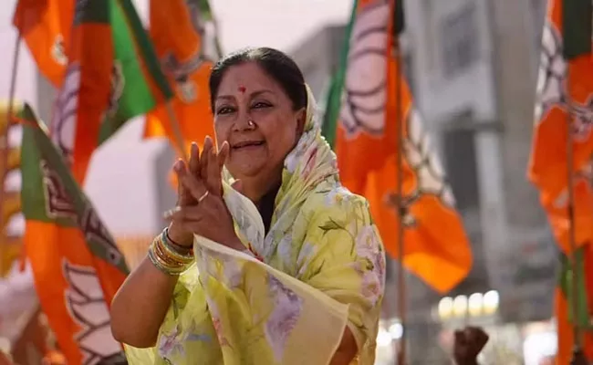 BJP High Command Called Vasundhara Raje to Delhi - Sakshi