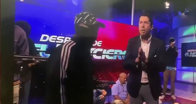 Armed Men Storm An Ecuador TV Studio During A Live Broadcast