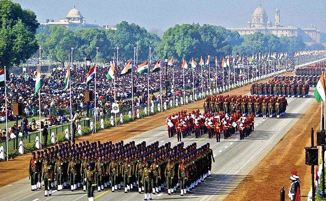 Republic Day Parade: Telangana Shakatam with Fighters Theme - Sakshi