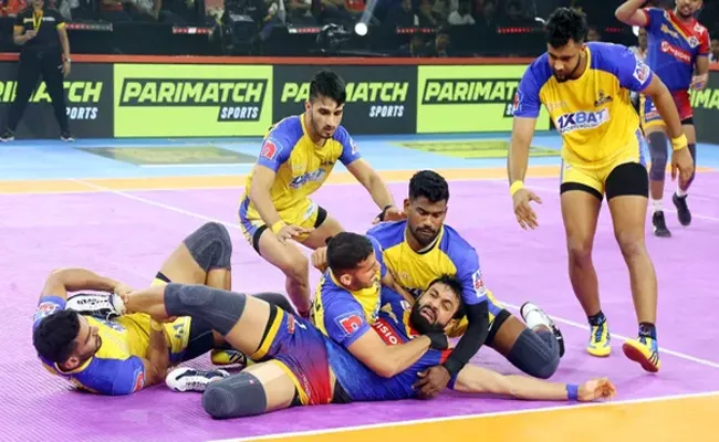 Pro Kabaddi 2024: Tamil Thalaivas Beat UP Yoddhas - Sakshi