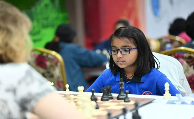 9 Year Old Charvi Anilkumar, The Highest Rated Female Chess Prodigy In The World - Sakshi