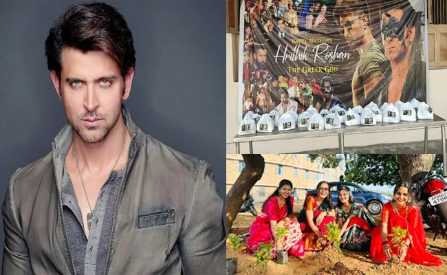 Hrithik Roshan Fans Distribute Food for Needy - Sakshi