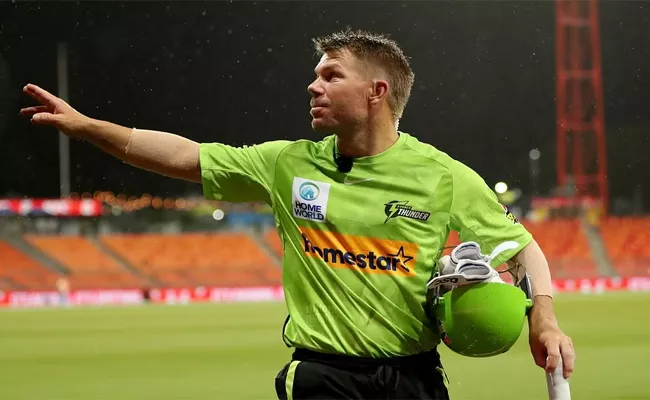 BBL 2024: David Warner Arrived At SCG In Helicopter - Sakshi