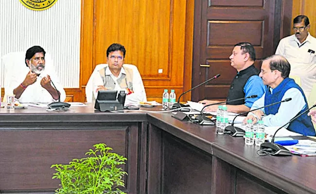 Deputy CM Bhatti Vikramarka Review With Power Department - Sakshi