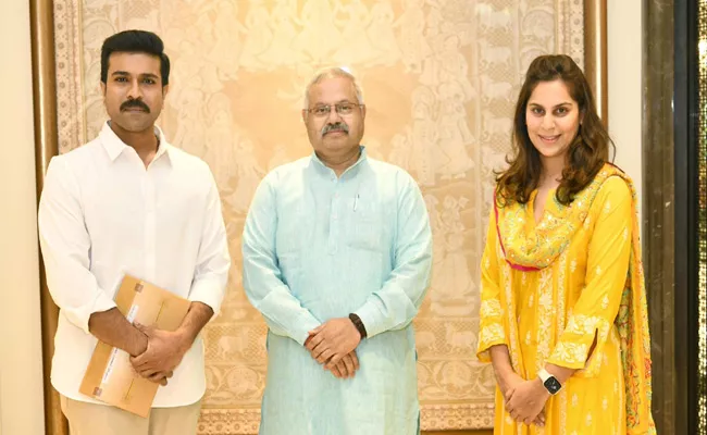 Ram Charan, Upasana Got Invitation from Ayodhya Ram Mandir Ceremony - Sakshi