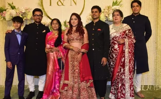 Ira Khan Reception Btown celebreties check video and photos viral - Sakshi