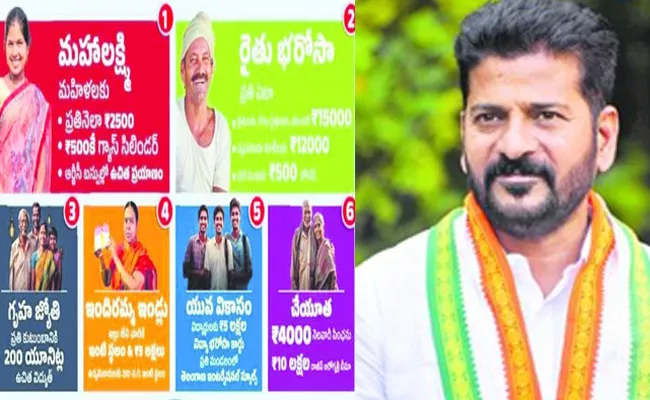 TS Congress Government Facing Fund Hurdles For Six Guarantees - Sakshi