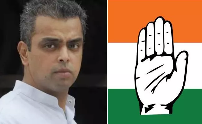 Milind Deora Resigns From Congress - Sakshi