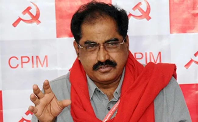 Heart Attack For CPM Tammineni Veerabhadram - Sakshi