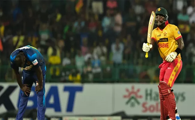 SL VS ZIM 2nd T20: Zimbabwe Win Thriller To Level Series - Sakshi