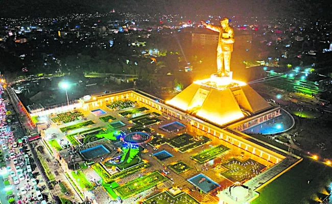 Tallest Statue Of Ambedkar Statue At Vijayawada - Sakshi