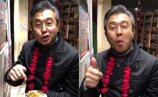 Japan Ambassador Enjoys Kachori - Sakshi