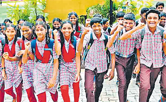 Facial recognition implementation in AP govt schools - Sakshi