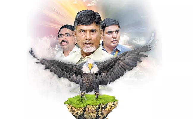 Chandrababu gang assigned land robbery in Amaravati - Sakshi