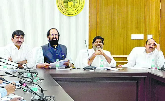 Ministers Uttam Kumar Batti Review Meeting On Sita Rama Project - Sakshi