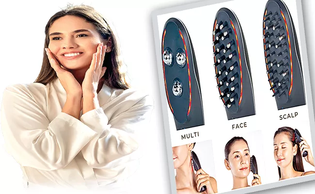 Multi Attachment Face Scalp Care Device - Sakshi