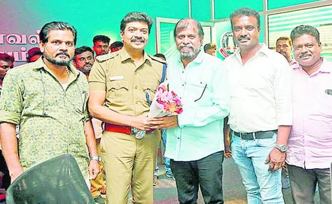 Kollywood Director RK Selvamani Visit Night Rose Cinema Sets - Sakshi