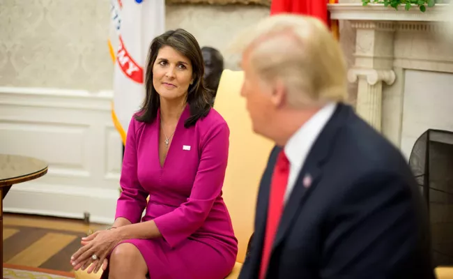 US presidential election 2024: Nikki Haley questions Donald Trump mental fitness - Sakshi