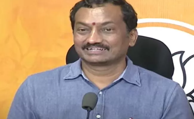 BJP Leader Raghunandan Rao Fires On KTR And Harish Rao - Sakshi