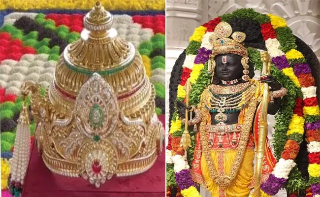 Gujarat diamond trader donates crown worth Rs 11 crore for Ram Lalla idol - Sakshi