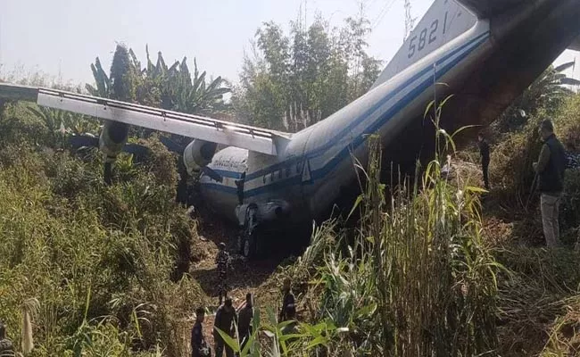 Myanmar Military Aircraft Skids Off Runway In Mizoram - Sakshi