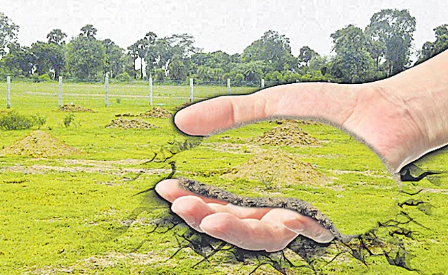 no protection to Govt Lands  - Sakshi