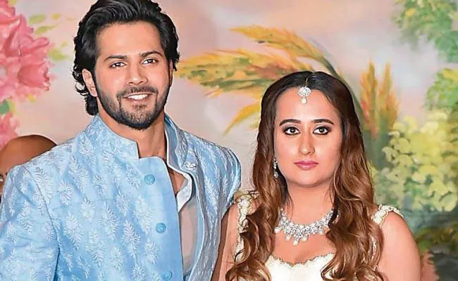 Varun Dhawan wishes wife Natasha on 3rd Marriage anniversary - Sakshi