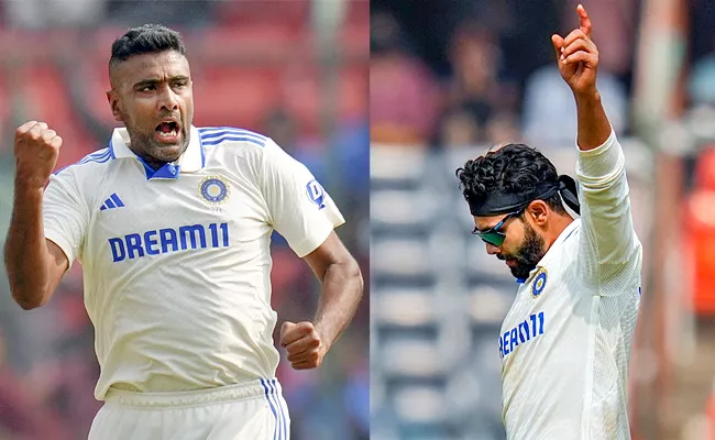 Ind vs Eng: Ashwin Jadeja Shatter Kumble Harbhajan All Time Record - Sakshi