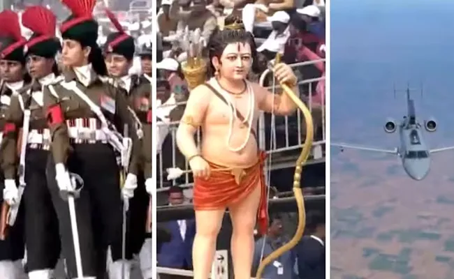 Republic Day 2024 Nari Shakti Rules Ram Lalla Tableau  - Sakshi