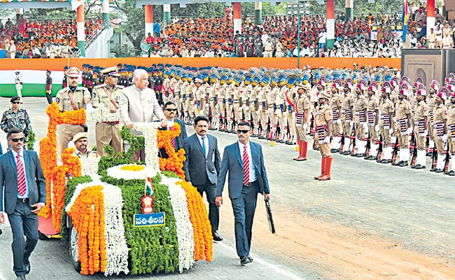 Governor Justice Abdul Nazir on Republic Day - Sakshi