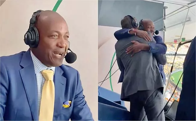 Brian Lara Breaks Down In Tears As WI Register Historical Win vs AUS - Sakshi