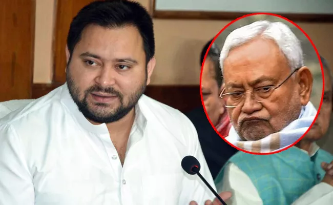 Tejashwi 1st Reaction Nitish Game Not End thanks BJP for taking JDU - Sakshi