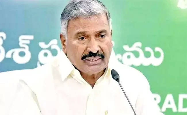 Peddireddy Ramachandra Reddy Serious On Chandrababu - Sakshi