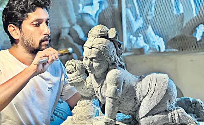 Ram Lalla idol by Arun Yogiraj selected for Ayodhya temple - Sakshi